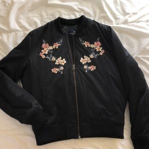 AMERICAN EAGLE EMBROIDERED BOMBER JACKET
